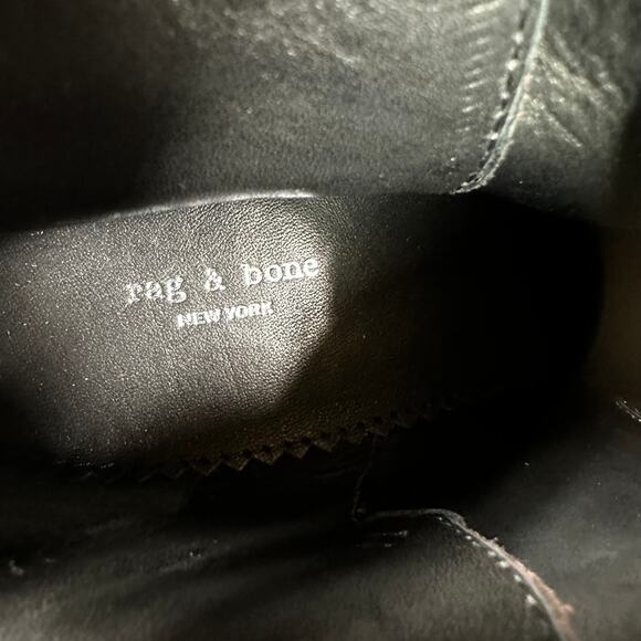 Rag & Bone NWOB Harrow Brown Suede Bootie Size 38.5 (US 8.5) Slip On Wrap Strap - Picture 8 of 8